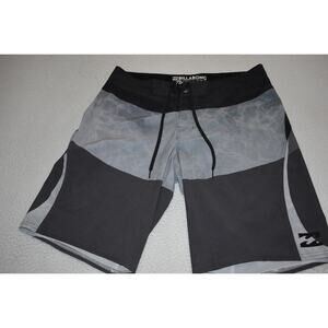 Billabong PlatinumX Swimming Board Shorts Mens Size 34 Gray Polyester Blend